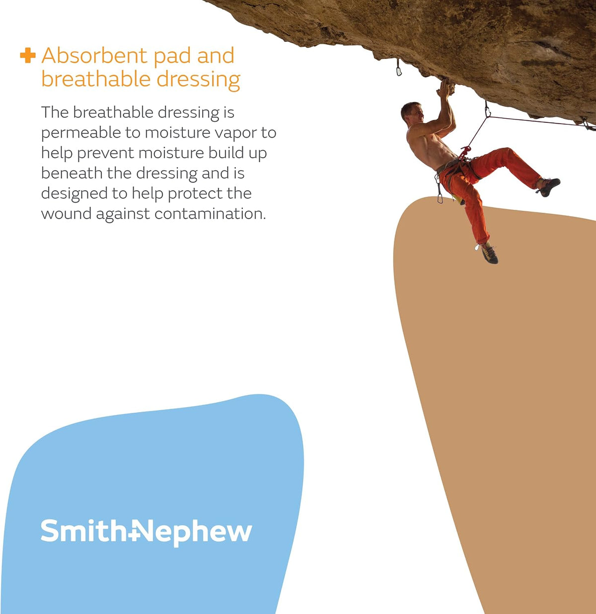 smith+nephew primapore adhesive 35x10cm ctn 20, close-up detail