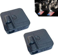 2 PCS American Flag Car Door Lights Pattern Projector, Sensitive Welcome Lights with Dual Infrared Sensing, Carbon Fiber Shell LED Projector Lamp, for Most Vehicles (Multicolored)
