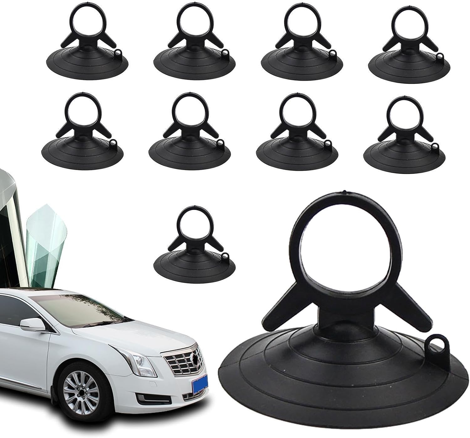 Car Suction Cup | Car Windshield Sunshade Suction Cups | Reusable PVC Sucker Caer Window Seuction Ceupe foeer Kitchen Bathroom Window