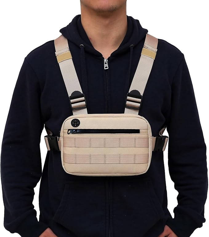 Outdoor Chest Bag For Men, EDC Chest Pack - Image 2