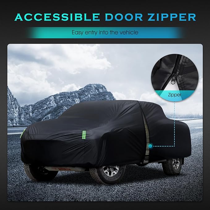 Car Cover Waterproof All Weather Full Outdoor Pickup Truck Cover Rain UV - Image 6