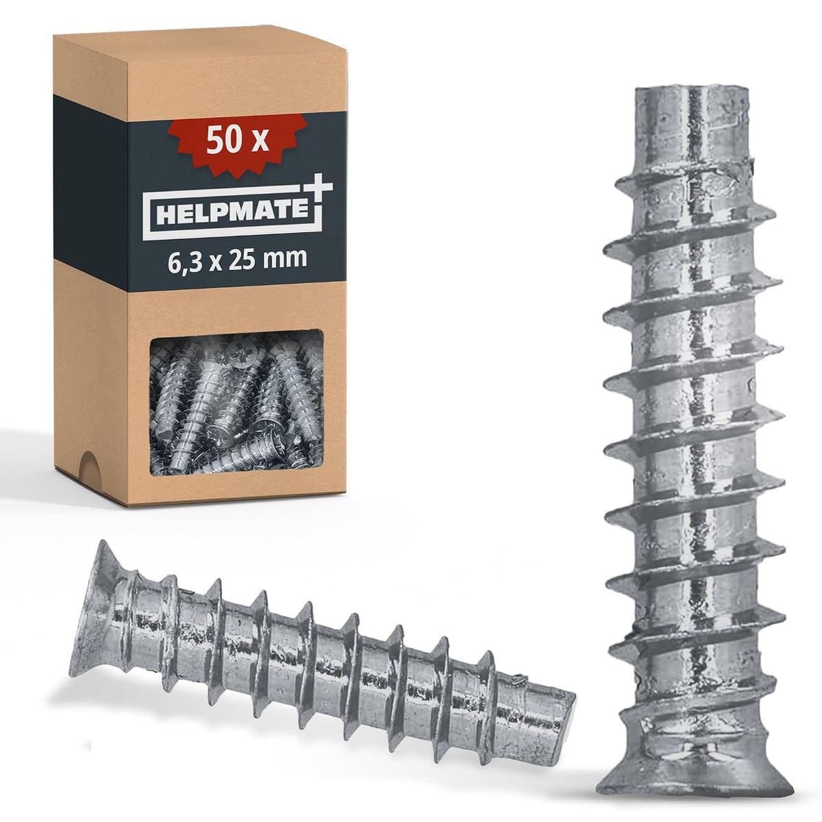helpmate – euro screws, countersunk head, 6.3 x, main product view
