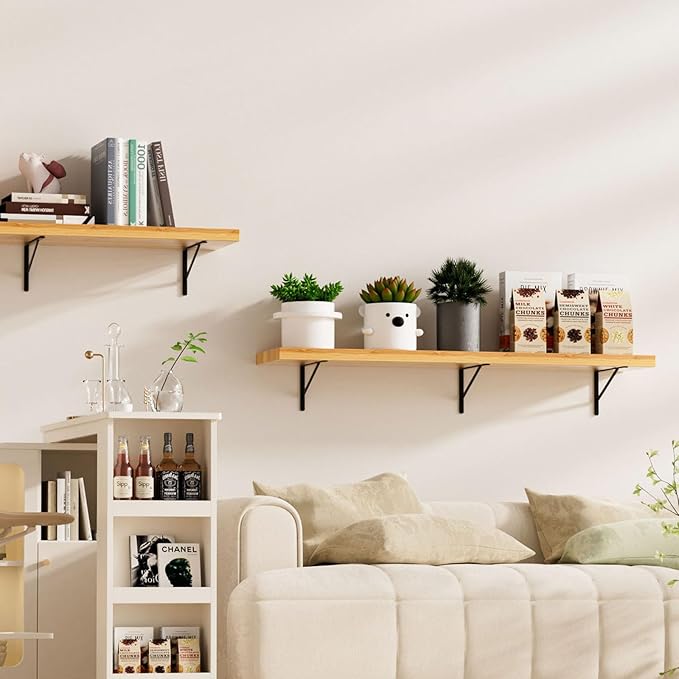20 Pack L12 x H 8" Black Heavy Duty Shelf Brackets - Image 8