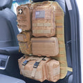 Universal Tactical Seat Back Organizer Vehicle Molle Panel Organizer Storage