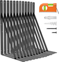 luckin 12-pack heavy duty shelf bracket 18 inch, main product view