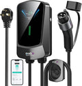 QIAO Level 2 EV Charger, Wi-Fi Bluetooth APP Enabled EVSE, 4.3in Display by QAOFUL