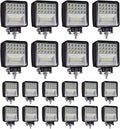 winbang led light pods, 4 inch 126w square, main product view
