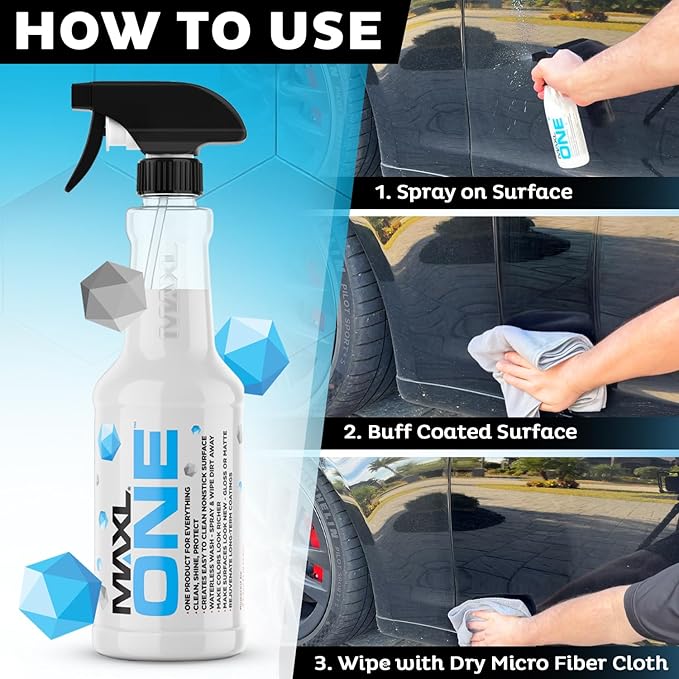 MAXLONE™ 20oz Car Spray with Triphene®, Quick Spray & Wipe All Purpose - Image 2