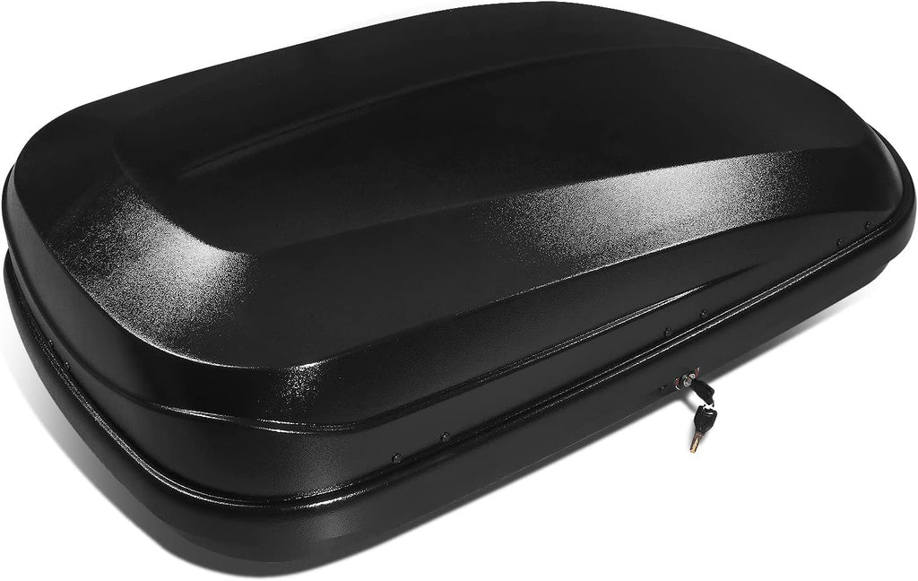 DNA Motoring Universal Heavy Duty Roof Storage Box Rooftop Cargo Carrier Luggage Case w/Keys,12.7 cu. ft. / 360L, PT-ZTL-8293-BK