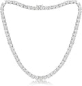 gemsme 6mm tennis necklaces for women/men - 18k, main product view