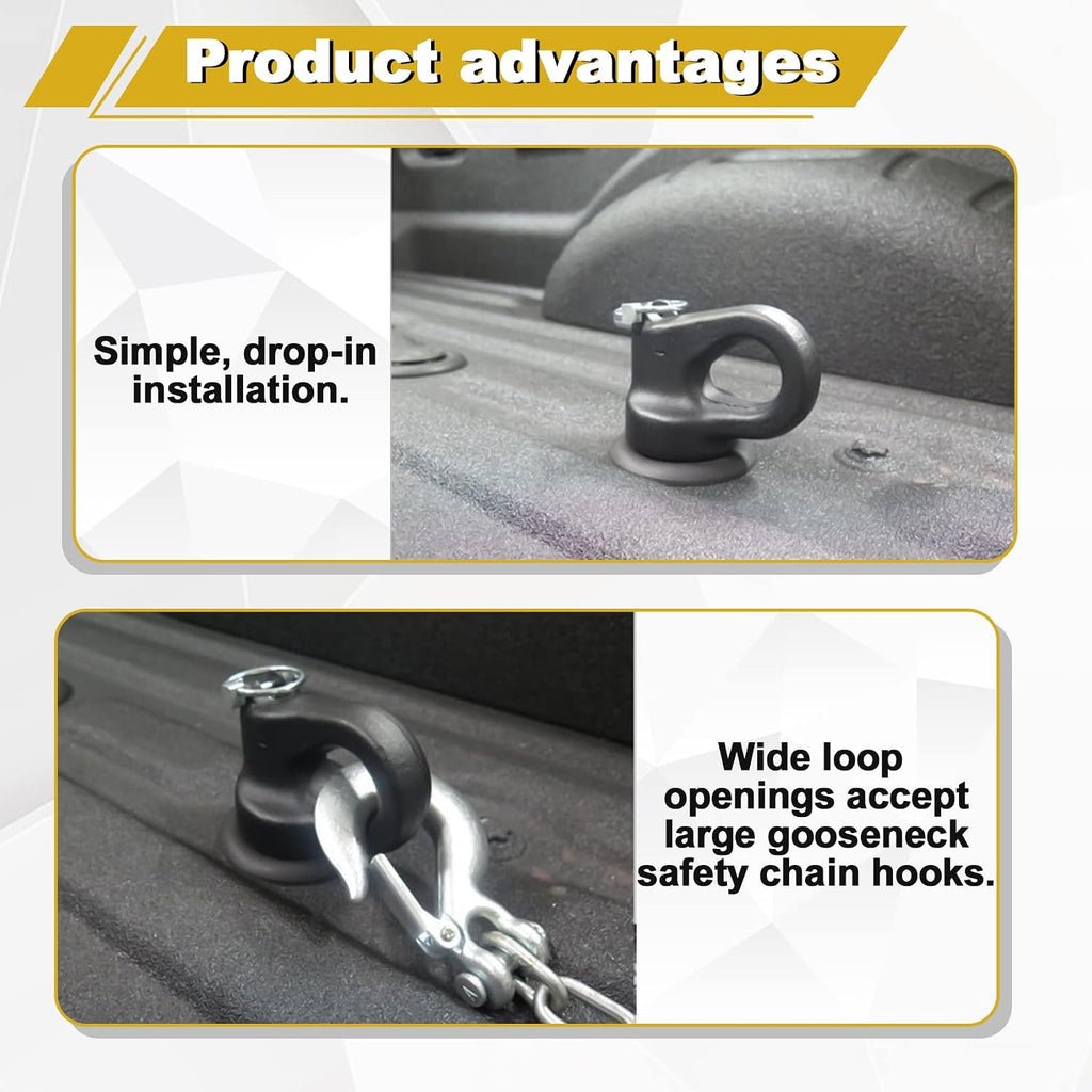 60692, Puck System Gooseneck Hitch Ball Kit, Compatible with 2013-2026 Ford F250 F350 F450, 2016-2026 Chevrolet Silverado, GMC Sierra & Nissan Titan XD, 38000 lbs GTW/ 9500 lbs VTW, 2-5/16 Inch Ball
