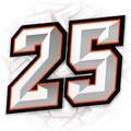 Custom Racing Number Sticker Personalized Race Number for Car Decal | Waterproof, Die-Cut Vinyl, For Dirt Bike Plate BMX Car Truck Motorcycle Bike Motors RC