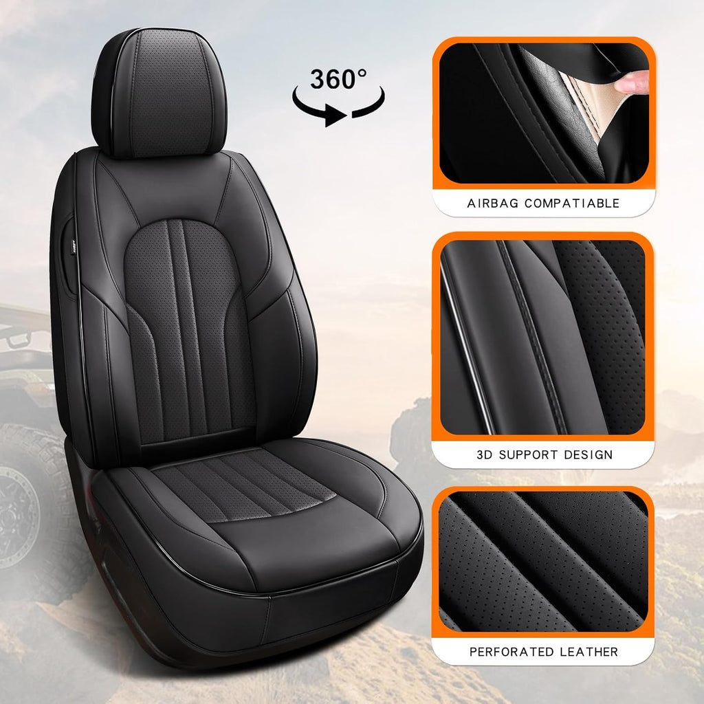 mingbron car seat cover full set, leather car, package contents