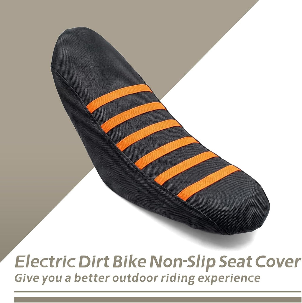 Non-Slip Seat Cover Compatible with Tuttio Soleil 01 Electric Dirt Bike Soft Seat Cover Orange Replacement for Tutti Off-Road Motorcycle Parts