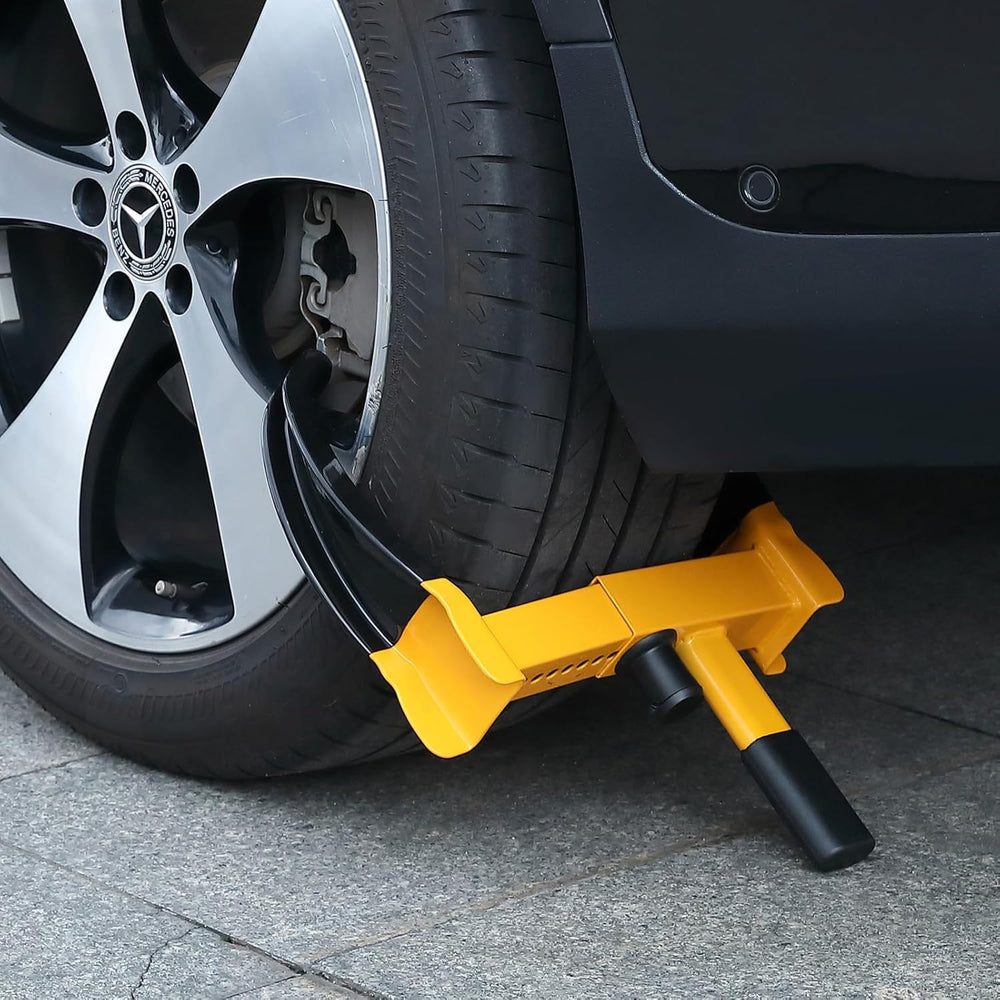 VEVOR Universal Wheel Clamp Lock, 2 Pack Adjustable Anti-Theft Tire Lock, Hea...