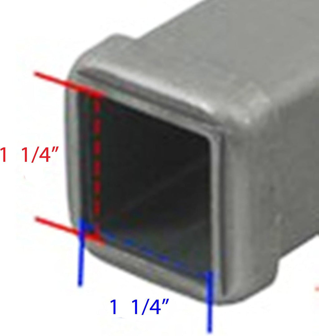 1 1/4 Inch Black Car Wash Proof Trailer Hitch Cover Plug fits Class 1 and Class 2 Receivers
