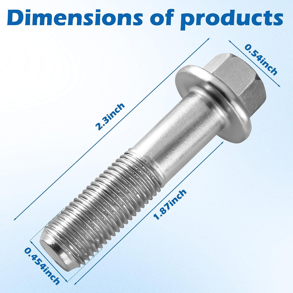 901000285 Wheel Bolt Kit, Compatible with Subaru Wheel Bearing Hub Connection Bolts, Replace Outback Legacy Tribeca Ascent