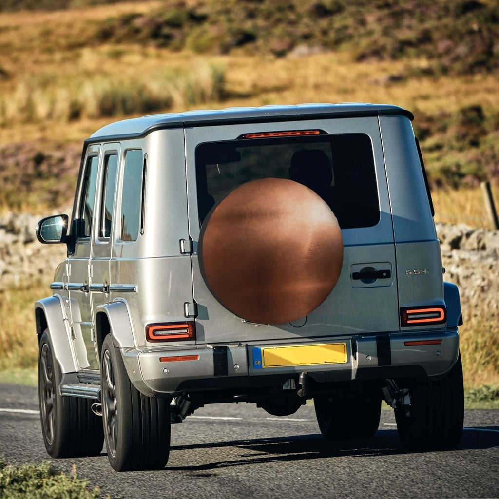 Copper Print Universal Spare Tire Cover for RV, Jeep | Wheel Protector Fits Rv, Trailer, Jeep, Shield Tires From Sun, Dirt And Rain For Outdoor Storage