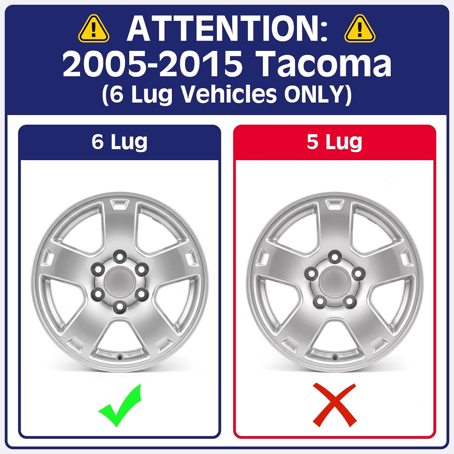 6X5.5 Wheel Spacers, KSP Forged 1 inch (25 mm) 6x139.7 mm to 6x139.7 mm Thread Pitch M12x1.5 Hub Bore 108mm Adapters 6 Lugs for Tacoma 2005-2023, 4Runner Tundra FJ Land Cruiser Black, Not Hubcentric
