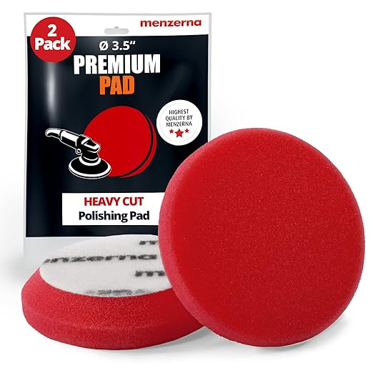 menzerna 3.5 Inch 2X Premium Polishing Pads Heavy Cut by menzerna