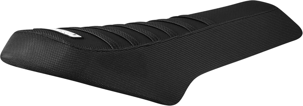 Enjoy Mfg USA-Made Seat Cover - Compatible with Macfox X7 / X7L / X1S /X2 e-Bike (Verify fit with seat Measurement Image) #482 (All Black with Black Ribs)