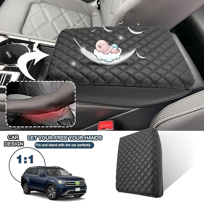 Ruiya 2025 Atlas Armrest Cover for VW Atlas 2025 Accessories Soft Comfy Thicken - Image 7