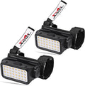 Xislet 2 Pack UTV Dome Lights, 32pcs LED Chips Type-C Rechargeable UTV Interior Light Compatible with Polaris RZR Ranger Can-Am Maverick Honda Talon 1.25"-2.0" Roll Bar Cage Roof Lights