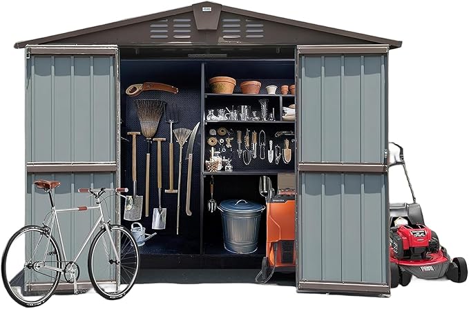 IKERY Metal Storage Shed by IKERY
