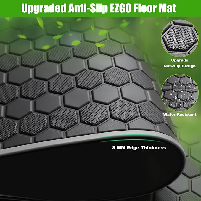 EZGO TXT Golf Cart Full Coverage Floor Liner Mat, fits EZGO TXT, Express S4 - Image 4