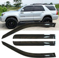 4pcs Original Shatterproof Outside Mount Style Sun Rain Guards Durable Side by Deebior
