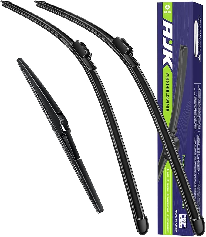 AJK Wiper Blades for Mazda CX-70 2025, 2 Piece All Weather OEM Quality by AJK