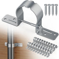 fence post brackets, 2-3/8 steel to wood fence, main product view