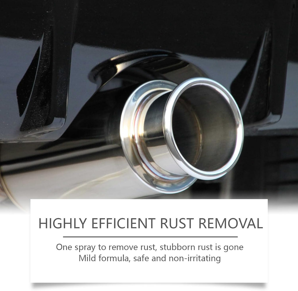 Car Exhaust Pipe Cleaner Spray, Rust Remover and Gloss Restorer, 4 fl oz
