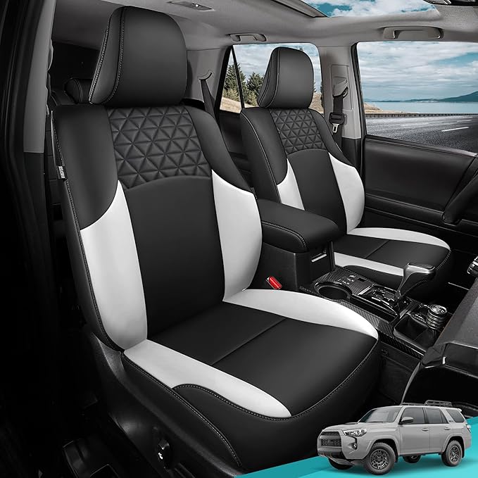 Seat Covers for Toyota 4Runner 2011-2024, Faux Leather Car Seat Cover Full Set - Image 8