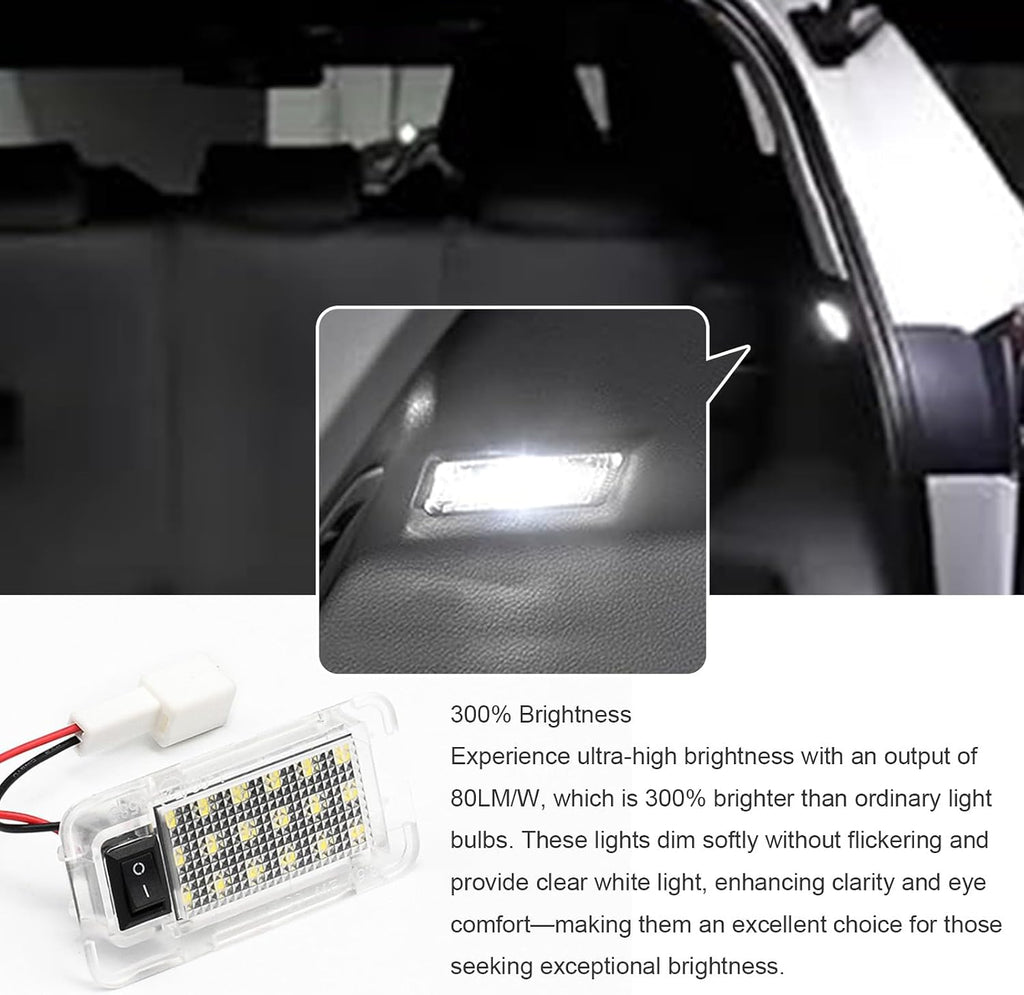 LED Luggage Compartment Light Fits for Toyota RAV4,Trunk Ceiling Lights Lamps,Decorative Atmosphere Lamp,Interior Replacement LED Lights Lamps,Car Accessories (for Toyota RAV4 2022-2025)