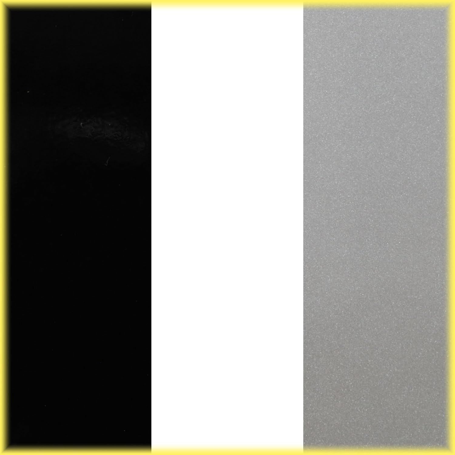 Universal Duo-Tone 0204200 - Auto Customizing 2 Color Dual Pinstripe - 4/16" x 150' (1/8” Stripe, 1/16" Gap, Then 1/16” Stripe) - 200-Black/Silver Metallic