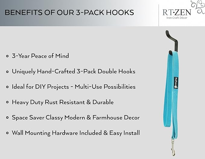 RTZEN Wall Mount Hook Set - Image 2
