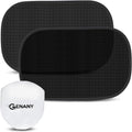 GENANY 2pcs Black Window Sun Shade for Sedan SUV Truck (21x14 Inches), Sun Shades for Side Window, Accessories for Kids, Baby Window Shades, Summer Car Decor