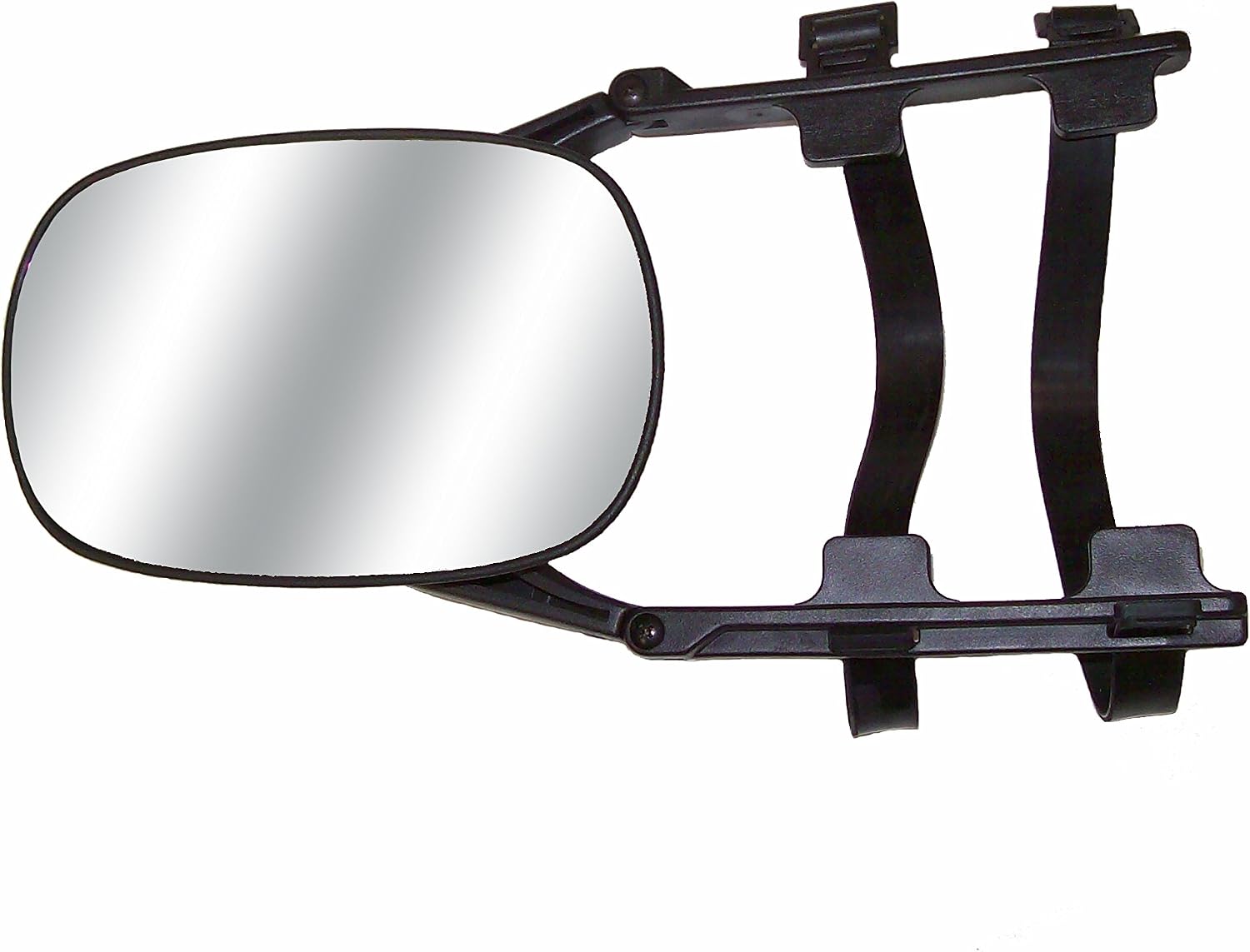 CIPA Clip-On Towing Mirror | Black & Silver | 15.75 Inch | Pack of 2