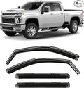 Window Deflectors Smoke Tinted in-Channel Side Window Vent Visor Deflectors by Unknown