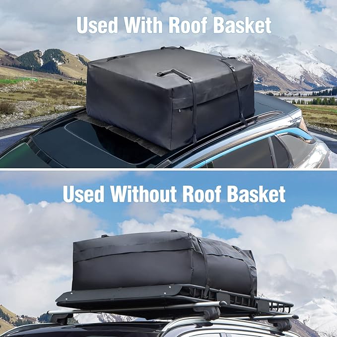 Leader Accessories Roof Rack Cargo Basket Set, Car Top Luggage Holder 64"x 39" - Image 5
