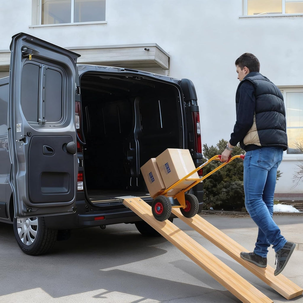 Salcod Aluminum Ramp Top Kit, 2"× 8" Heavy Duty Loading Ramp Ends for Truck, Motorcycle, Lawn Mower, and ATV, 700 lbs Capacity Per Ramp