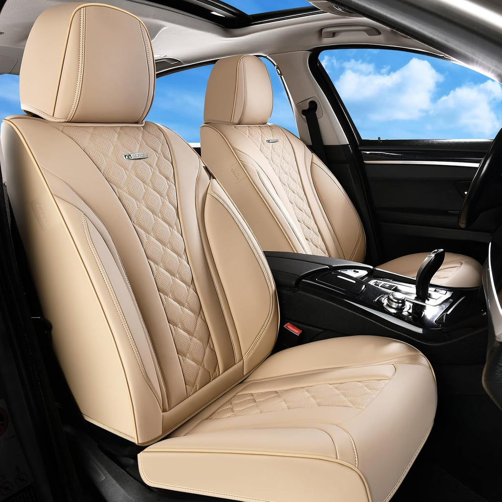 coverado car seat covers front seats, beige seat, main product view