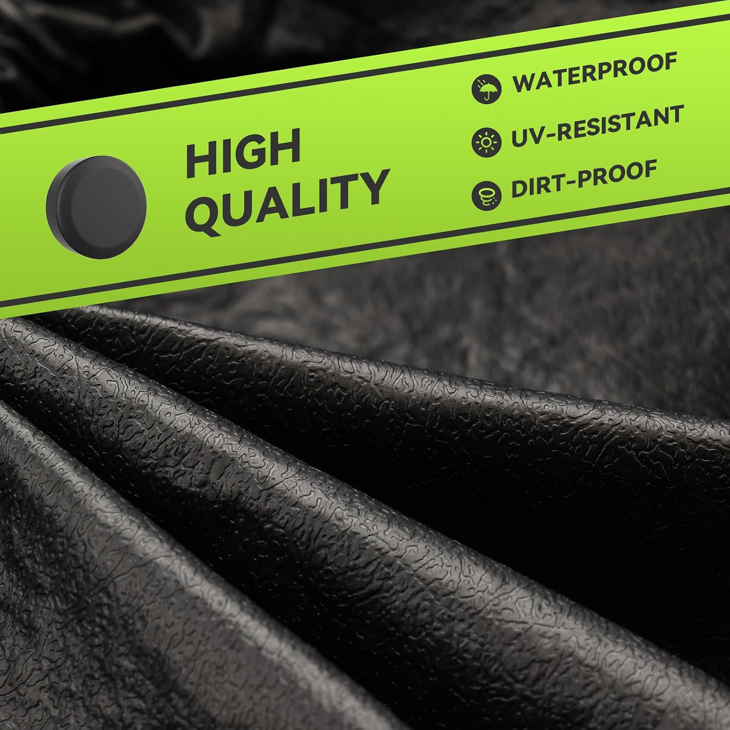 RVMATE RV Spare Tire Cover - Fits 27" Diameter, Waterproof Anti-UV Black Tire Cover for RV/Truck/Trailer/SUV/Jeep