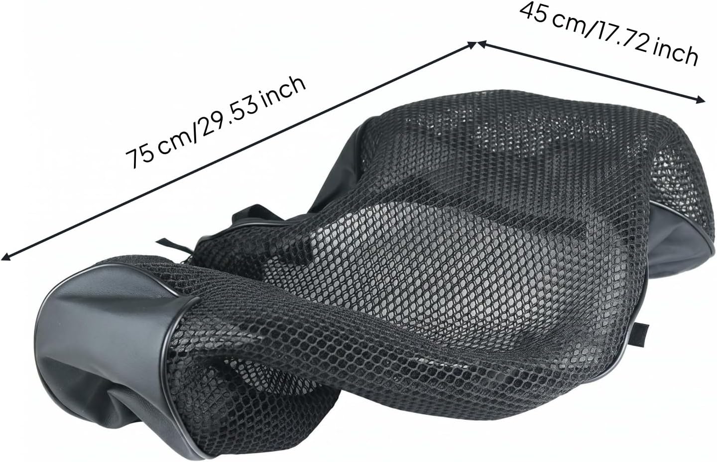 Motorcycle Seat Cover Breathable Mesh 3D Honeycomb Structure Universal Fit Cooling Saddle Protector Comfortable Installation Suitable for Daily Riding Outdoor Use
