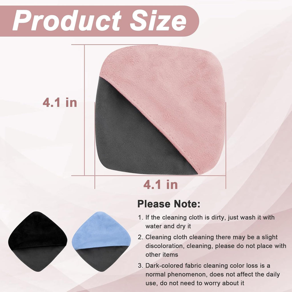 BFXM Car Screen Cleaner, 4.1''×4.1'' Microfiber Dashboard Wipes, Square Microfiber Cloth, Automotive Display Wipes,Vehicle Screen Cleaner Tool for Dashboard Display, Car Interior Tool (Pink)