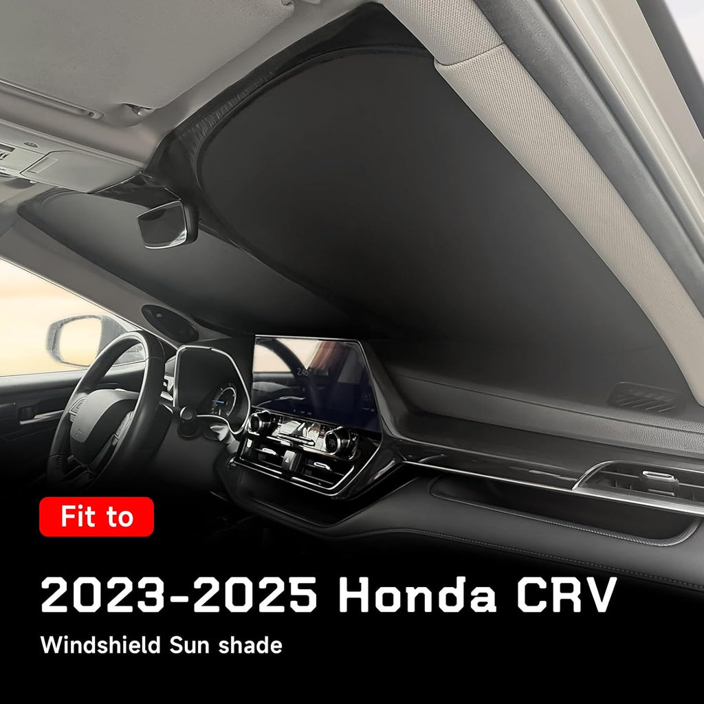 Upgraded Windshield Sunshade for Honda 2023-2026 CRV Foldable Accessories Folding Sun Shade Windshield Heat UV Rays Visor Protection