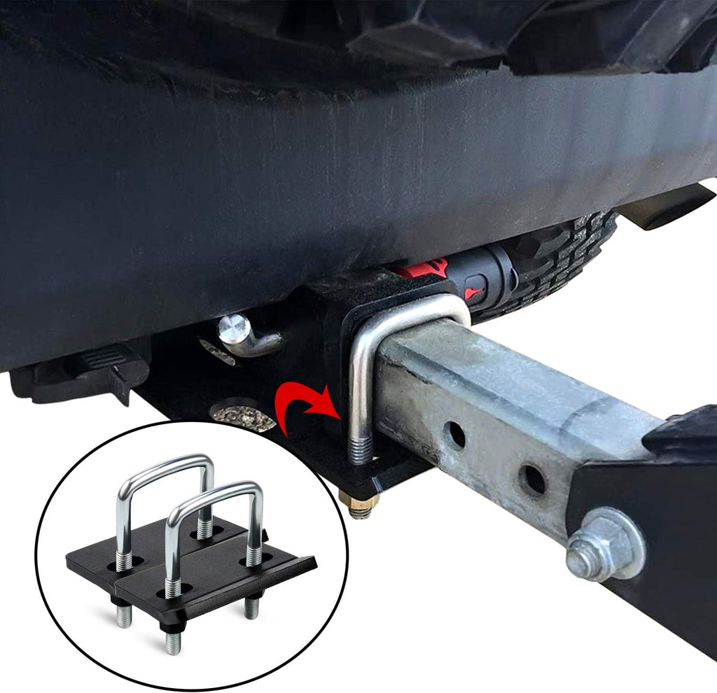 Cenipar Hitch Tightener Anti-Rattle Stabilizer for 1.25" and 2" Hitches Used in Heavy Duty Steel Trailer,Hitch Tightener Clamp Eliminating Rocking Instability(2 Packs)