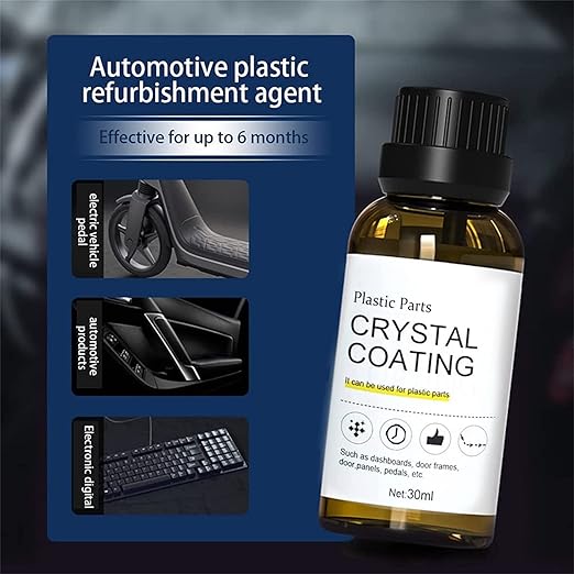 3Pcs Crystal Coating for Car, Plastic Parts Crystal Coating, Cristal para - Image 2