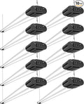 BBOUNDER 10 Pack Linkable LED Utility Shop Light, 4400 LM, 6500K Cool Daylight by BBOUNDER
